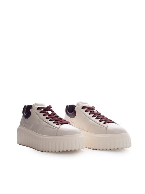 Sneakers H-Stripes Avorio Bordeaux HOGAN | HXW6450FC60 LE90MA6